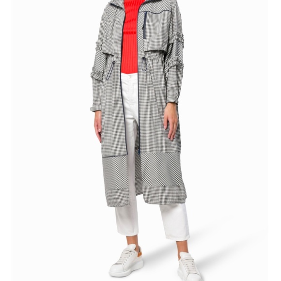 🔥3.1 Phillip Lim Hooded Ruffle Gingham Parka🔥 - Picture 6 of 8